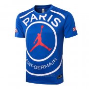 Camiseta de Entrenamiento Paris Saint-Germain Jordan 2020-2021 Azul
