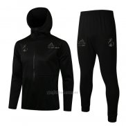 Chandal con Capucha del Real Madrid 2021-2022 Negro