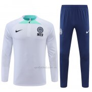 Chandal de Sudadera del Inter Milan 2022-2023 Blanco