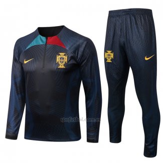 Chandal de Sudadera del Portugal 2022-2023 Negro