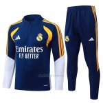 Chandal de Sudadera del Real Madrid Nino 2026-2027 Azul