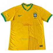 Tailandia Camiseta Brasil Jesus 2024-2025 Amarillo