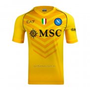 Tailandia Camiseta Napoli Portero 2023-2024 Amarillo
