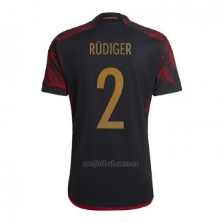 Camiseta Alemania Jugador Rudiger Segunda 2022