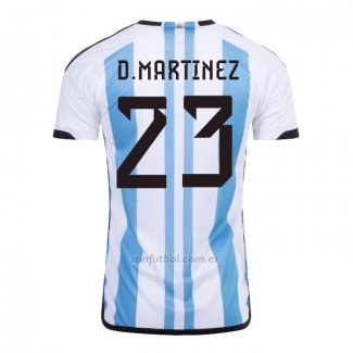 Camiseta Argentina Jugador D.Martinez Primera 2022