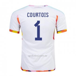 Camiseta Belgica Jugador Courtois Segunda 2022