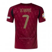 Camiseta Belgica Jugador De Bruyne Primera 2024