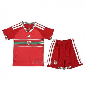 Camiseta Gales Primera Nino 2026
