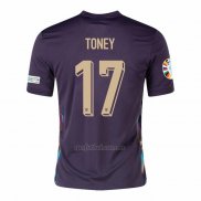 Camiseta Inglaterra Jugador Toney Segunda 2024