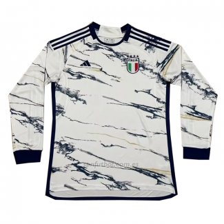 Camiseta Italia Segunda Manga Larga 2023-2024