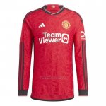 Camiseta Manchester United Primera Manga Larga 2023-2024
