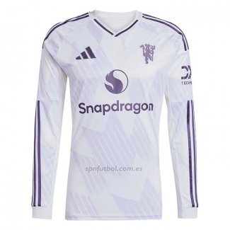 Camiseta Manchester United Segunda Manga Larga 2025-2026