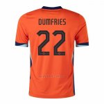 Camiseta Paises Bajos Jugador Dumfries Primera 2024-2025