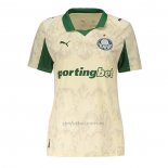 Camiseta Palmeiras Segunda Mujer 2025 Amarillo