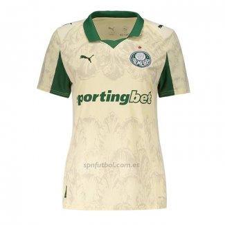 Camiseta Palmeiras Segunda Mujer 2025 Amarillo