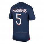 Camiseta Paris Saint-Germain Jugador Marquinhos Primera 2023-2024
