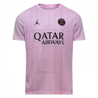 Camiseta Pre Partido del Paris Saint-Germain 2025-2026 Rosa