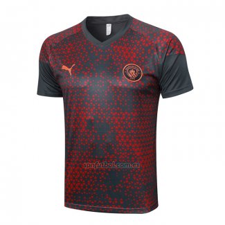 Camiseta de Entrenamiento Manchester City 2023-2024 Rojo