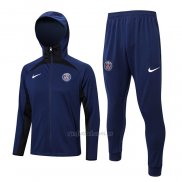 Chandal con Capucha del Paris Saint-Germain 2022-2023 Azul