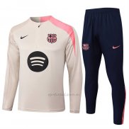Chandal de Sudadera del Barcelona Nino 2025-2026 Amarillo
