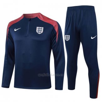 Chandal de Sudadera del Inglaterra 2024-2025 Azul