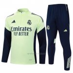 Chandal de Sudadera del Real Madrid Nino 2025-2026 Verde