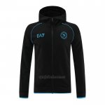 Chaqueta con Capucha del Napoli 2023-2024 Negro