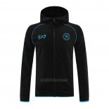 Chaqueta con Capucha del Napoli 2023-2024 Negro