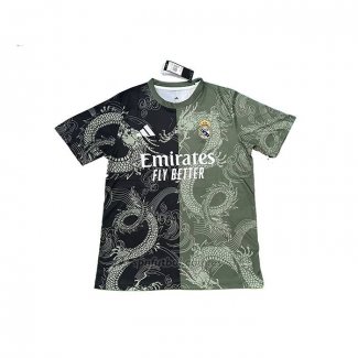 Tailandia Camiseta Real Madrid Dragon 2025-2026 Negro Gris