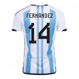 Camiseta Argentina Jugador Fernandez Primera 2022