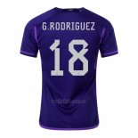 Camiseta Argentina Jugador G.Rodriguez Segunda 2022