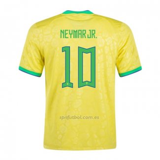 Camiseta Brasil Jugador Neymar Jr. Primera 2022