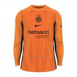 Camiseta Inter Milan Portero Manga Larga 2025-2026 Naranja