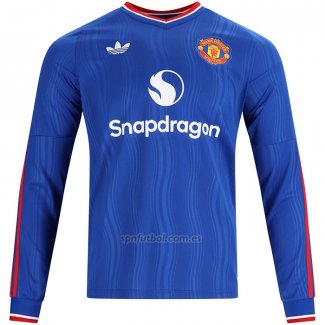 Camiseta Manchester United Segunda Manga Larga 2026-2027