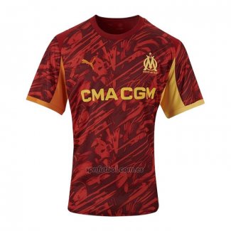 Camiseta Olympique Marsella Portero 2025-2026 Rojo