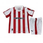 Camiseta Sporting de Gijon Primera Nino 2025-2026