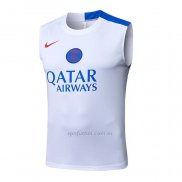 Camiseta de Entrenamiento Paris Saint-Germain Sin Mangas 2025-2026 Blanco