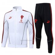 Chandal de Chaqueta del AC Milan Nino 2025-2026 Blanco
