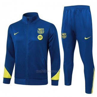 Chandal de Chaqueta del Barcelona 2026-2027 Azul Amarillo