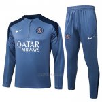Chandal de Sudadera del Paris Saint-Germain Nino 2025-2026 Gris