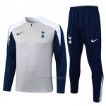 Chandal de Sudadera del Tottenham Hotspur 2025-2026 Gris Azul