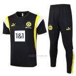 Chandal del Borussia Dortmund Manga Corta 2023-2024 Negro