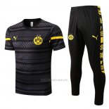 Chandal del Borussia Dortmund Manga Corta 2022-2023 Gris