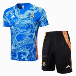 Chandal del Real Madrid Dragon Manga Corta 2024-2025 Azul - Pantalon Corto