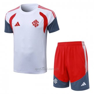 Chandal del SC Internacional Manga Corta 2026-2027 Blanco - Pantalon Corto
