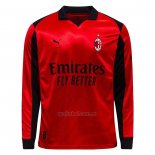 Camiseta AC Milan Cuarto Manga Larga 2025-2026