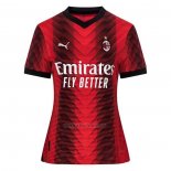 Camiseta AC Milan Primera Mujer 2023-2024