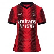 Camiseta AC Milan Primera Mujer 2023-2024