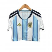 Camiseta Argentina Primera Mujer Corta 2026