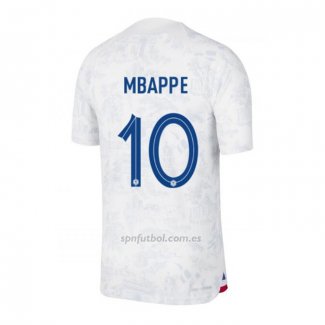 Camiseta Francia Jugador Mbappe Segunda 2022